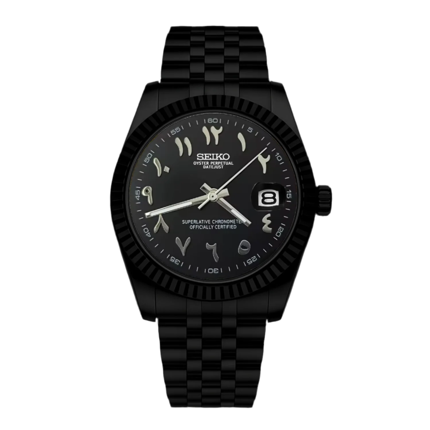 Seikojust Mod Black - Black Arabic