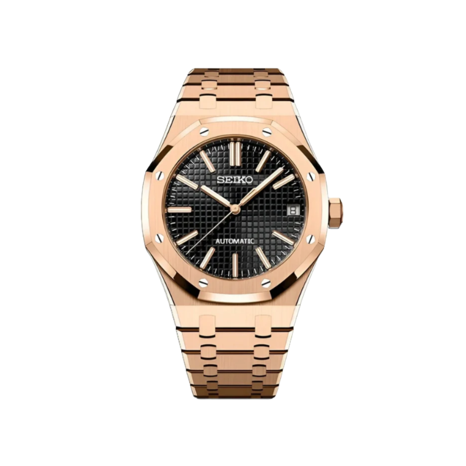 Oak Mod Rose Gold - Black