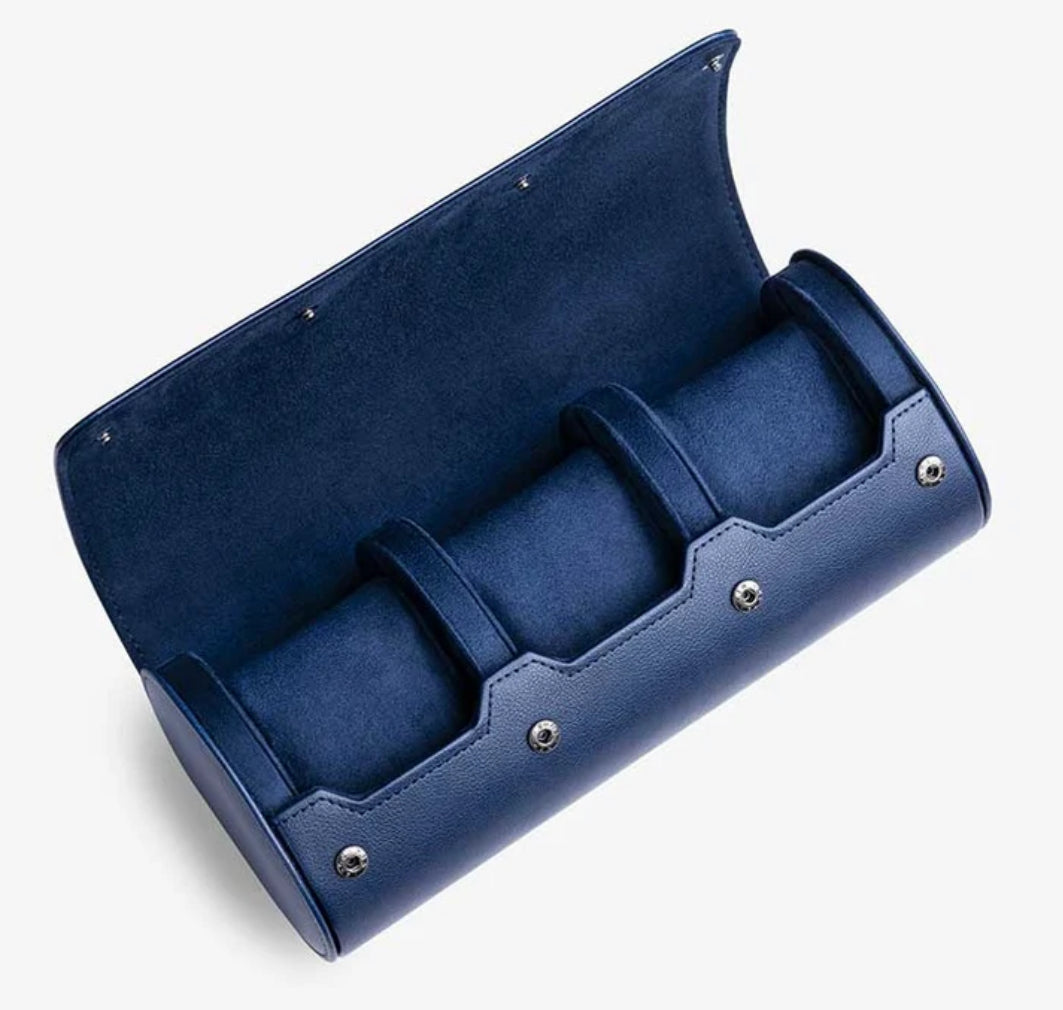 Leather Watch Roll 3-Piece