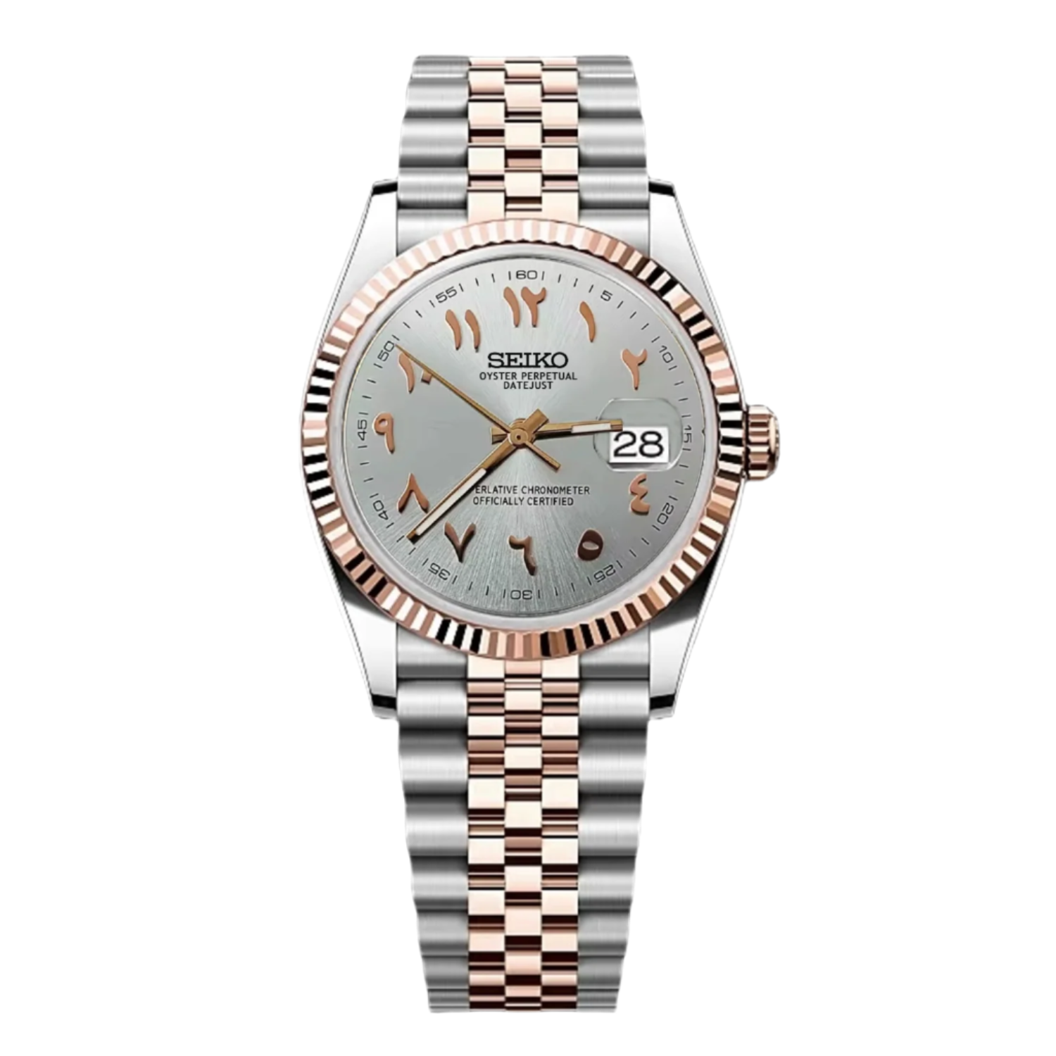 Seikojust Mod Two Tone - White Arabic