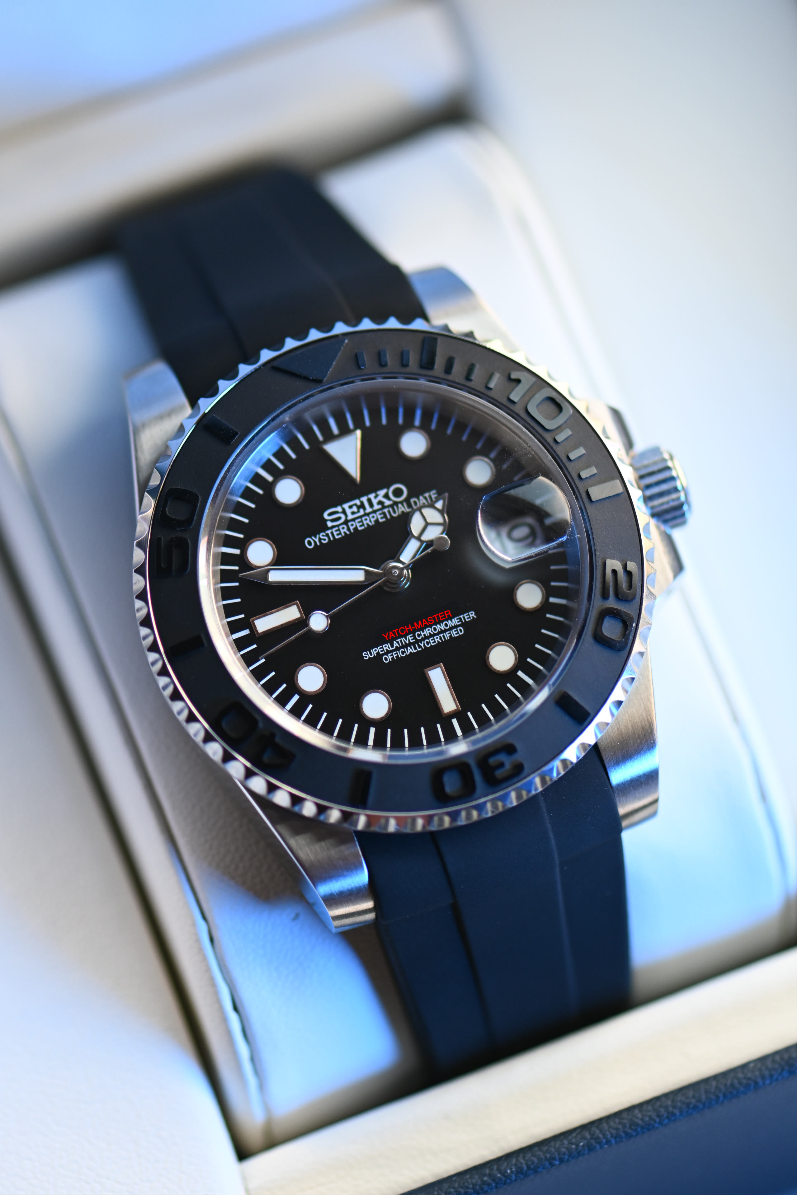 未使用マスターストレッチ　MASTERstretch Yatchmaster Mod - Oysterflex – DHWATCHMODS