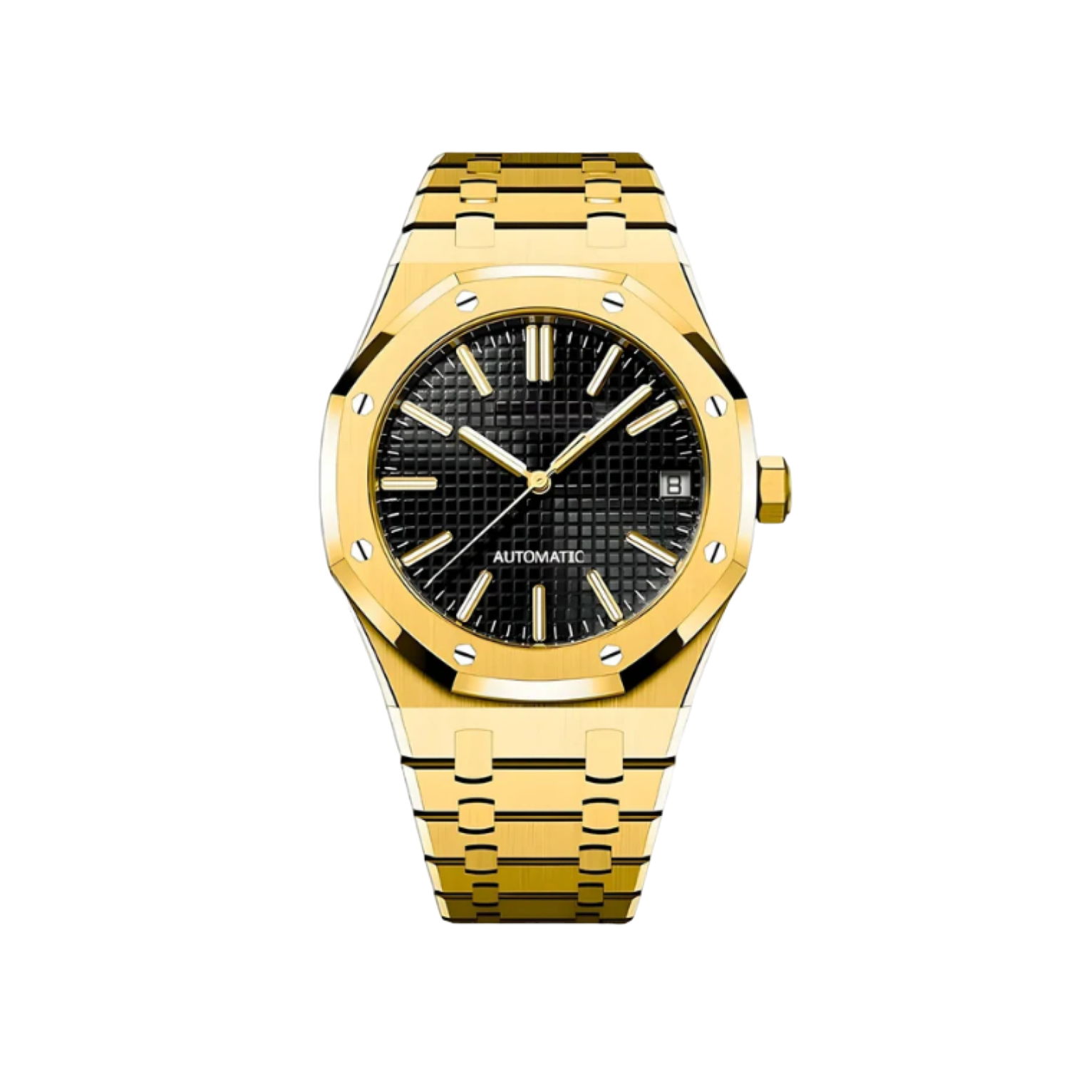 Oak Mod - Gold Plated Black Dial