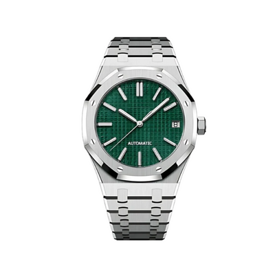 Oak Mod - Stainless Steel Green Dial