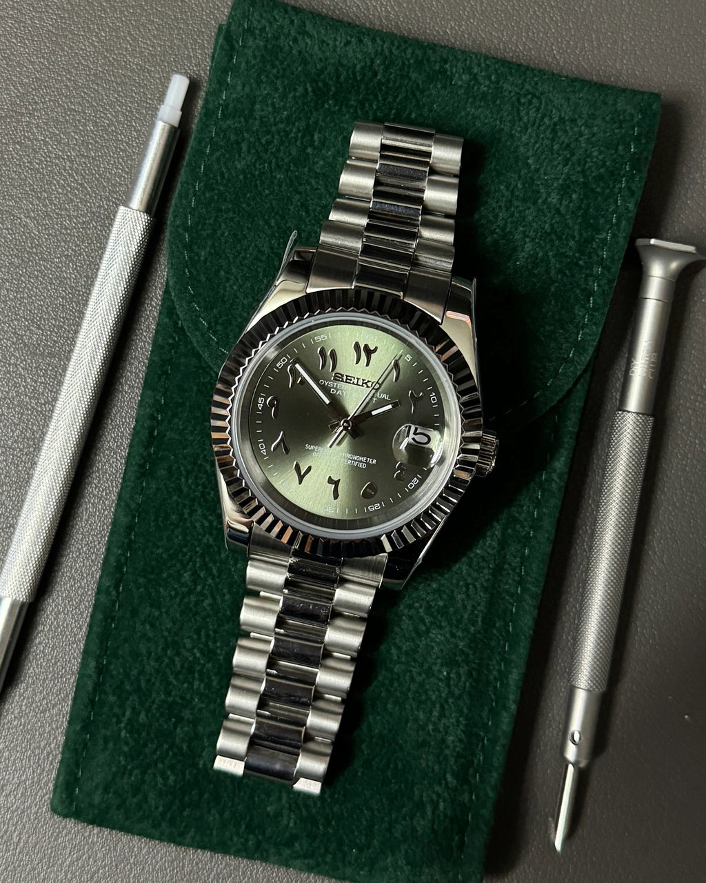 Seikojust Mod - Olive Green Arabic