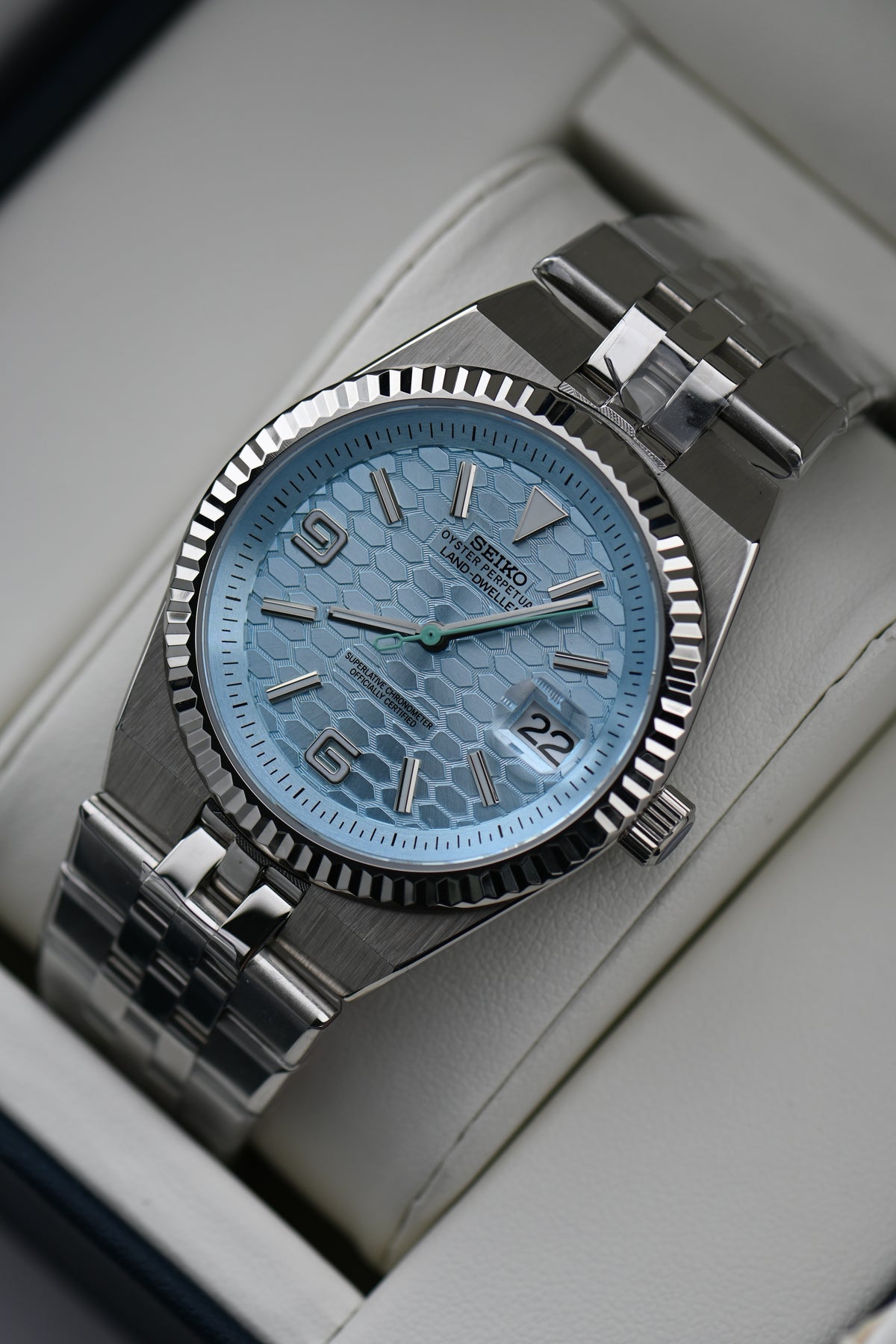 Land Mod Silver - Blue