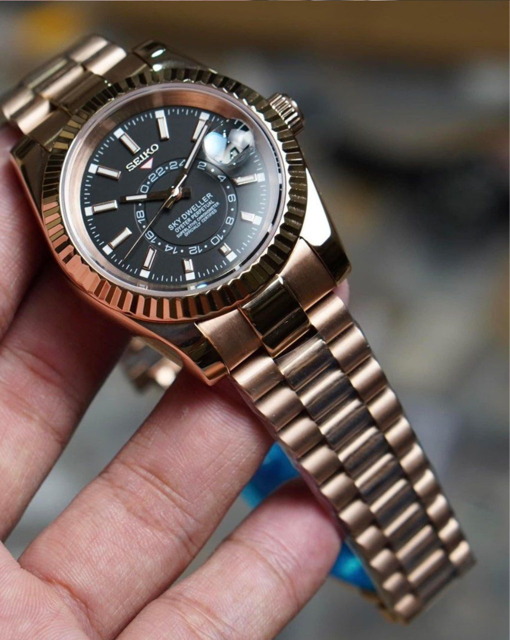 Sky Dweller Rose Gold - Black