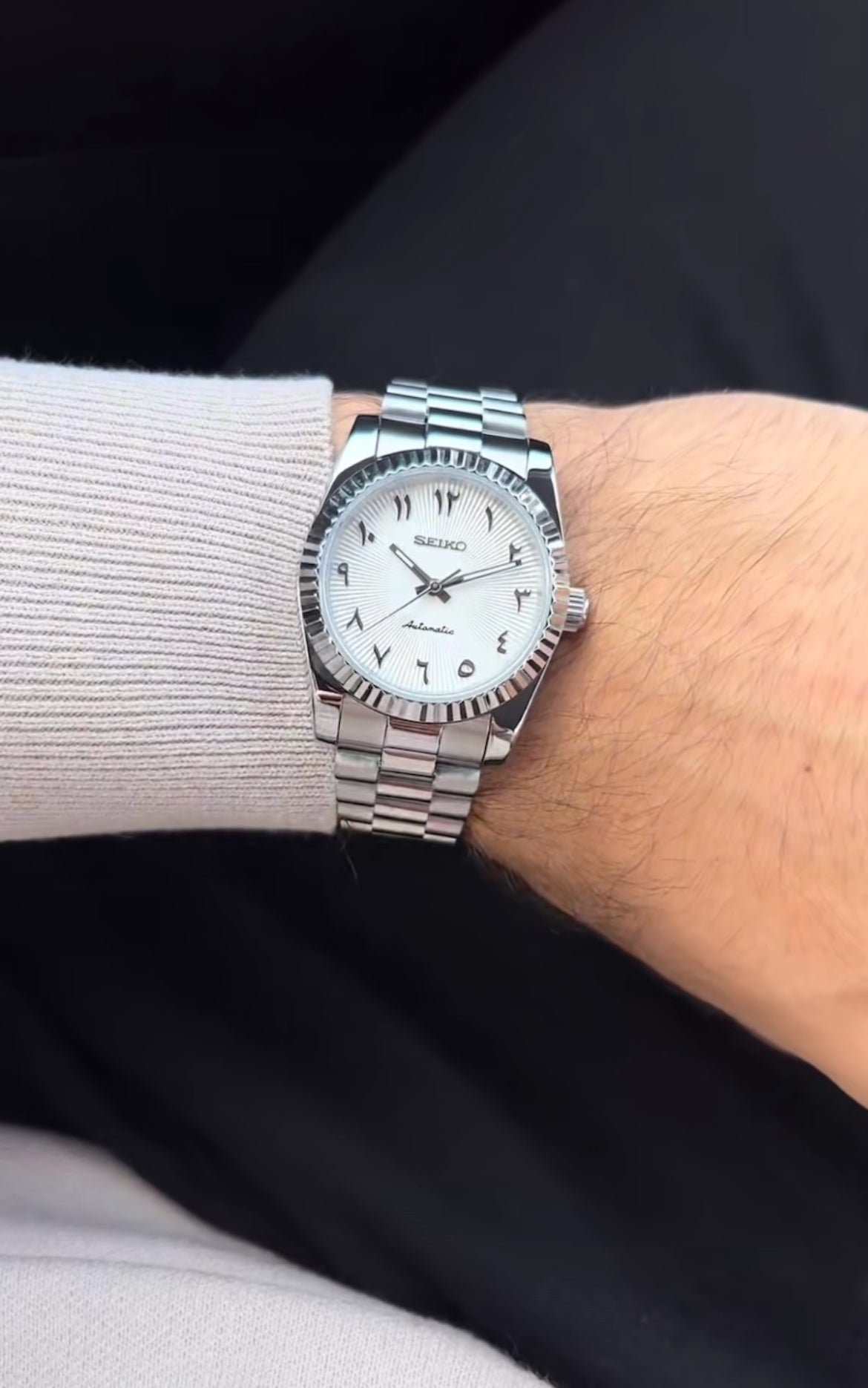 Datejust Mod Silver - White