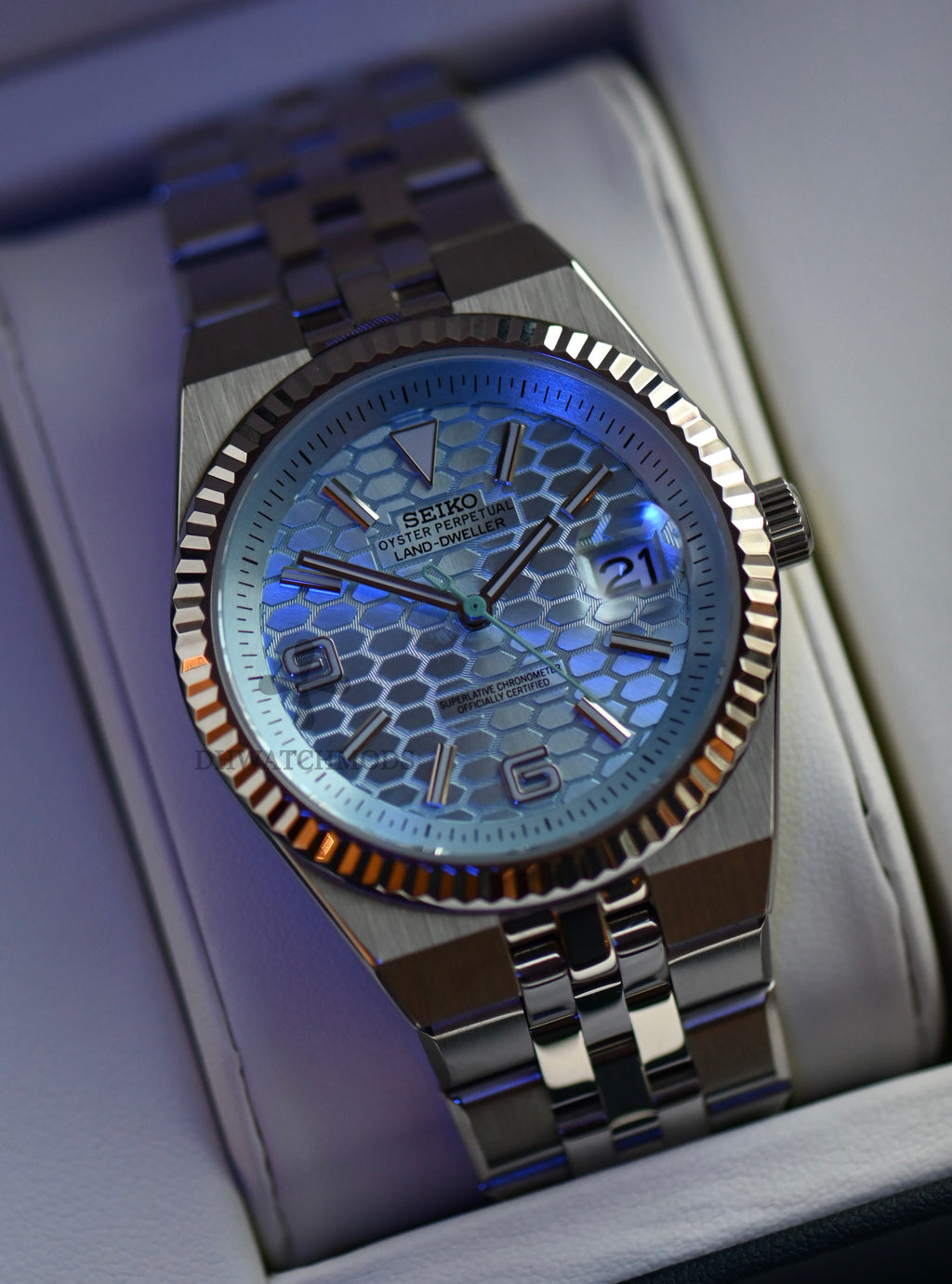 Land Mod Silver - Blue