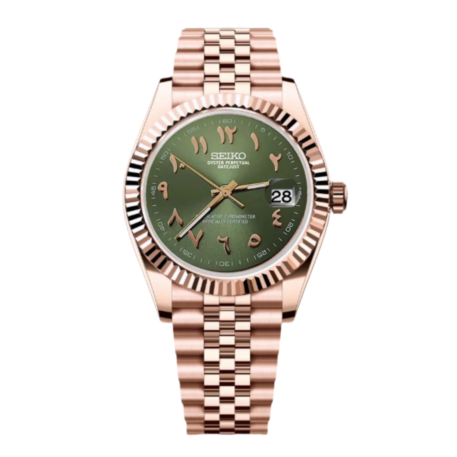 Seikojust Arabic Rose Gold - Olive Green