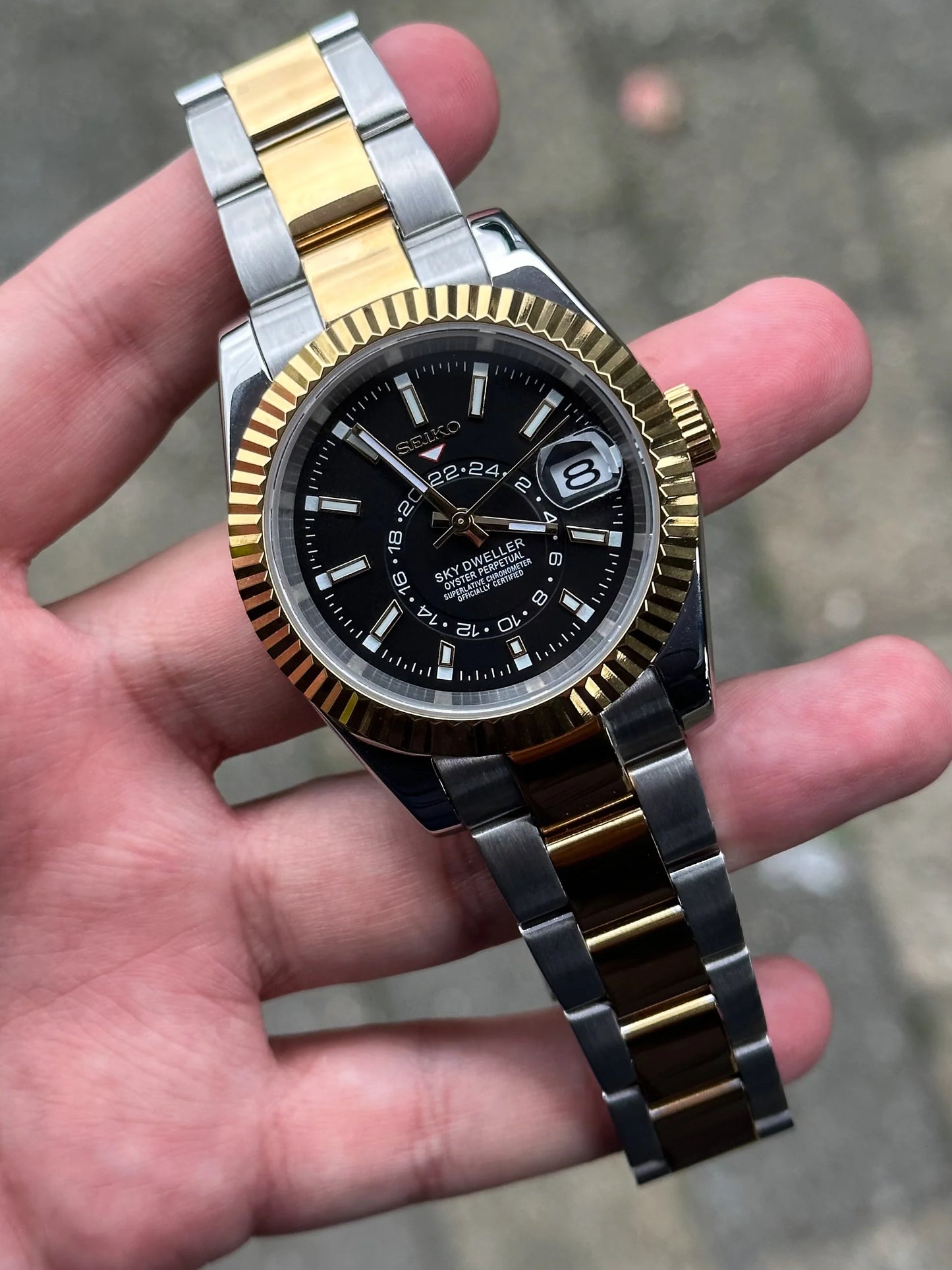 Sky Dweller Two Tone - Black