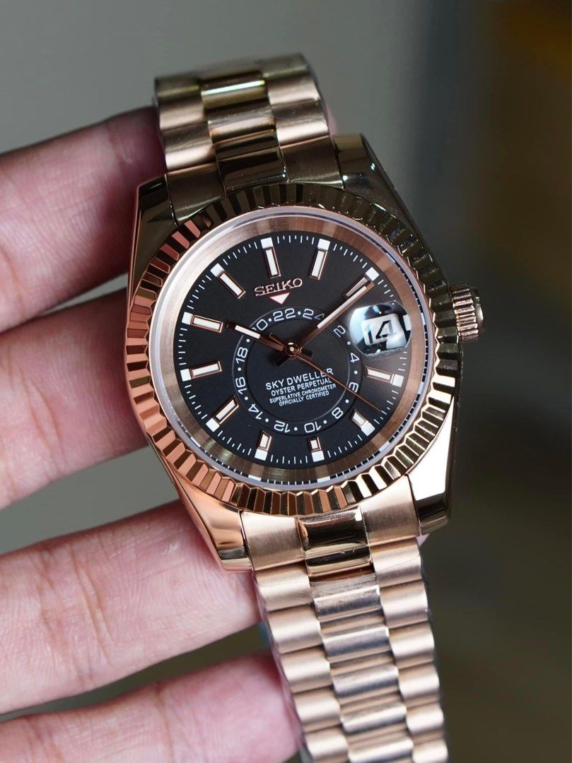 Sky Dweller Rose Gold - Black