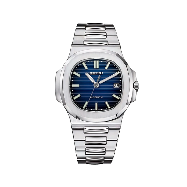 Blue Nautilus Seiko Mod