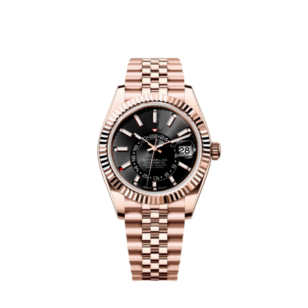 Seikodweller Rose Gold - Black