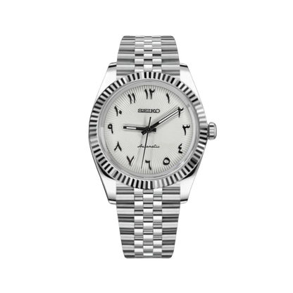 Datejust Mod Silver - White