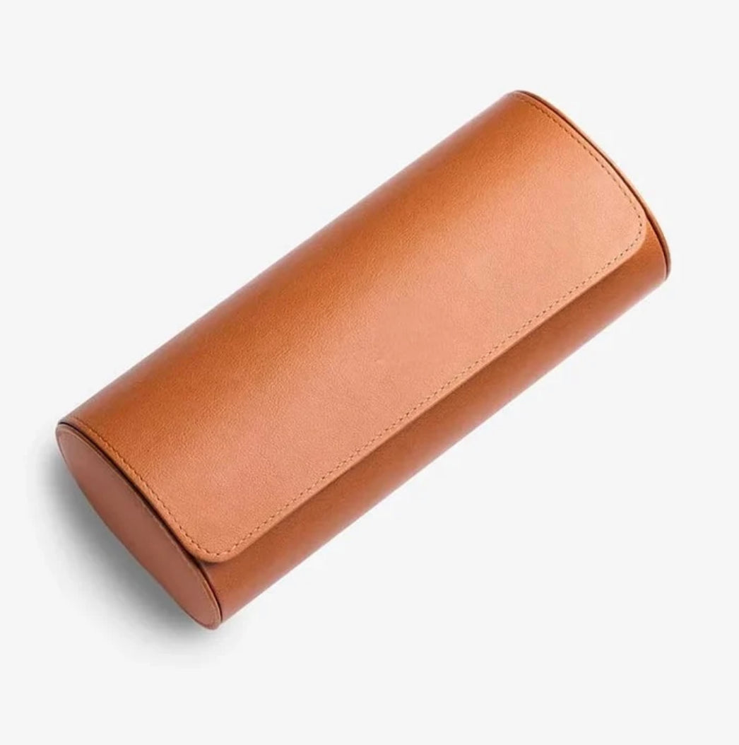 Leather Watch Roll 3-Piece
