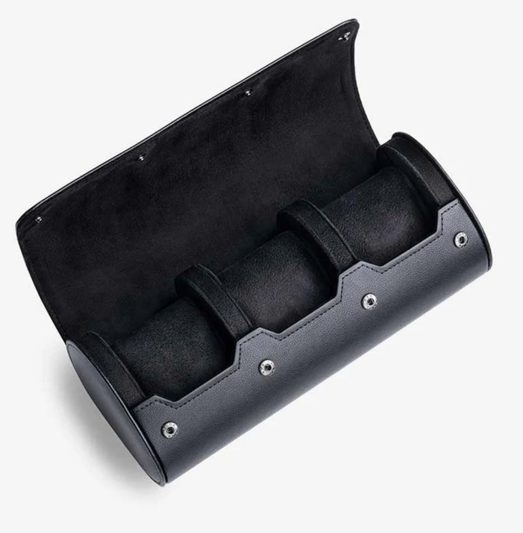 Leather Watch Roll 3-Piece