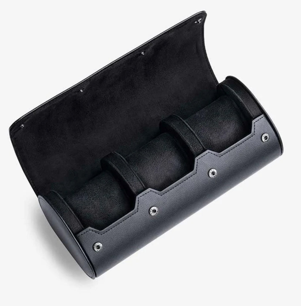 Leather Watch Roll 3-Piece